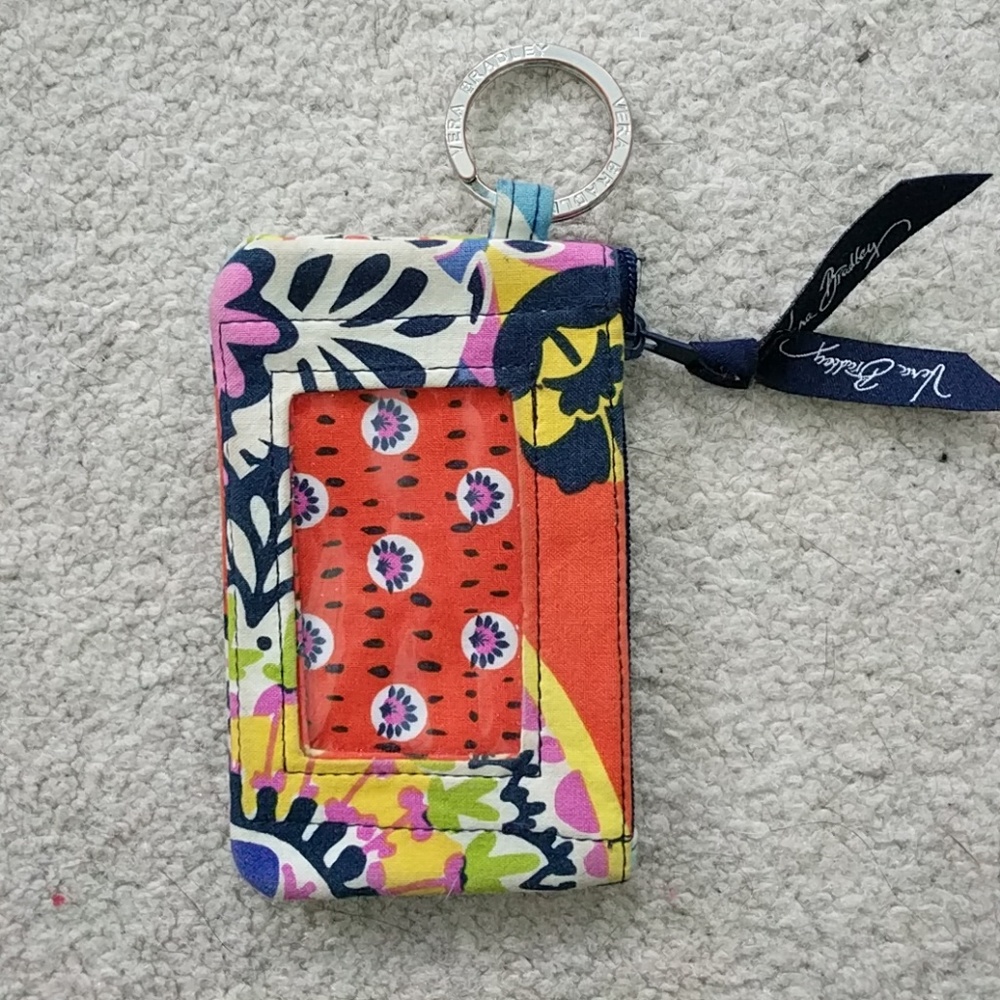 vera bradley lanyard wallet